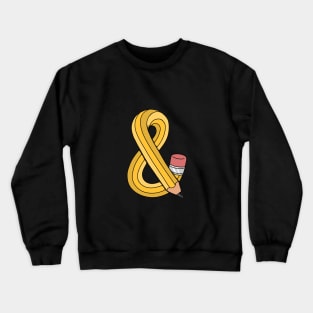 Pencil Ampersand Crewneck Sweatshirt